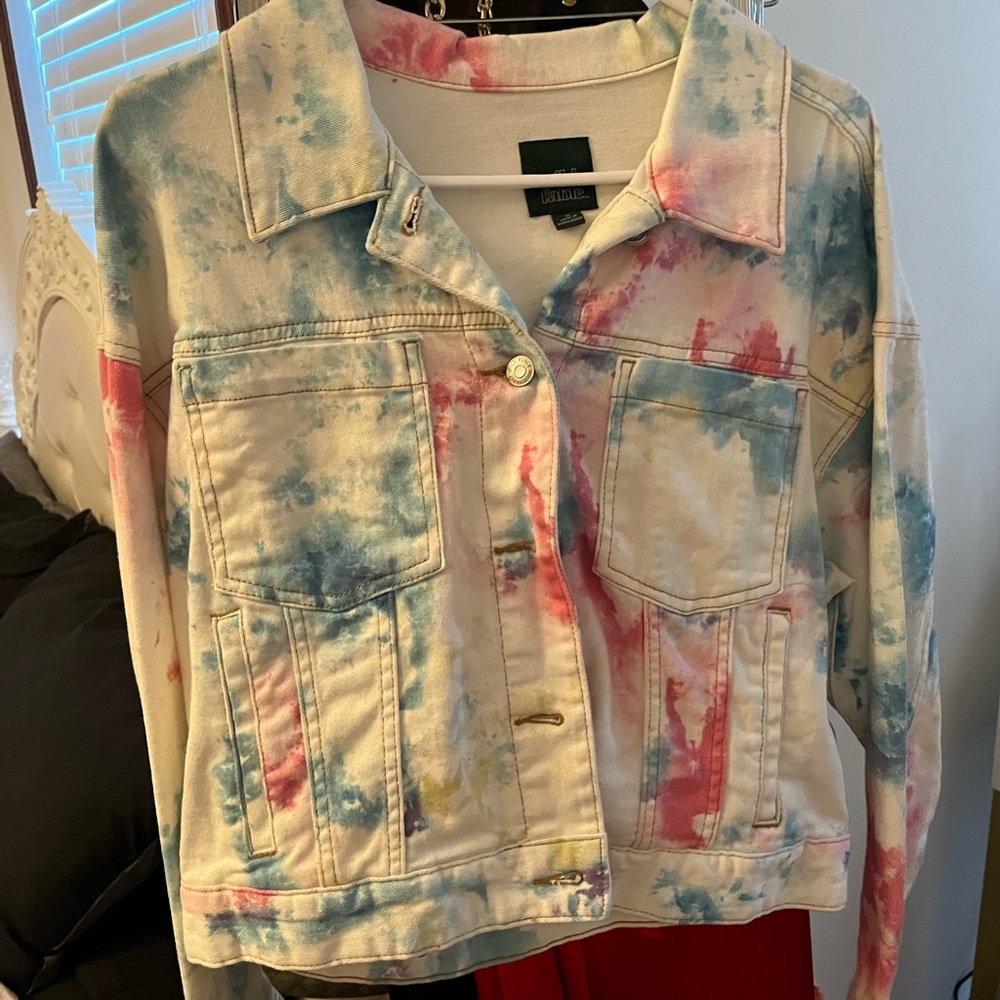 Colorful Jean jacket
